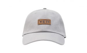 Yeti - Badge Logo Leather Soft Crown Hat