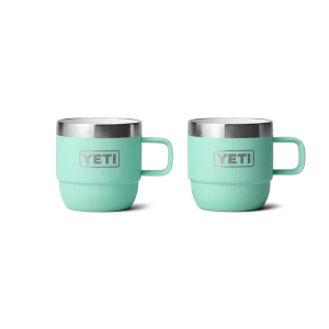 Yeti Rambler 6 oz Stackable Mug 2 Pack Seafoam