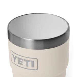 Yeti Rambler 8 oz stackable cup with durasip ceramic lining Cape Taupe