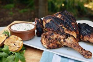 Chermoula Chicken with Coriander Yoghurt