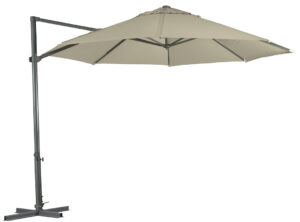 Shelta Pandanus 3.3m Octagonal Cantilever Umbrella - Charcoal