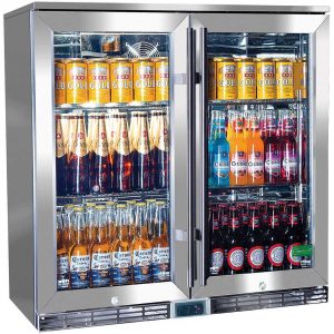 Rhino GSP Alfresco Glass Door Bar Fridge Model GSP2H-SS