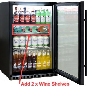 Schmick Alfresco Outdoor Bar Drinks Fridge Model SK118R-B