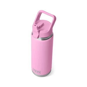 Yeti Rambler 26 oz Bottle With Straw Cap Power Pink