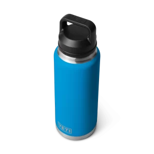 Yeti Rambler 36 oz Bottle with Chug Cap Big Wave Blue